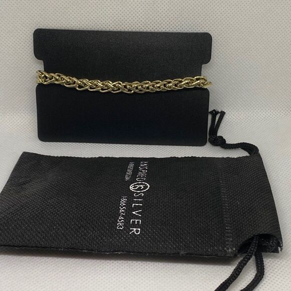 Inspired Silver BIG SIS Heart Charm Bracelet Gold Tone Pave Crystal Gift - Picture 6 of 8